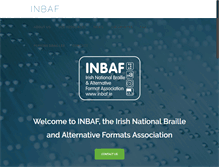 Tablet Screenshot of inbaf.ie